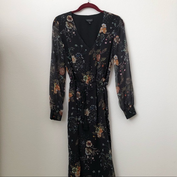 topshop chiffon dress